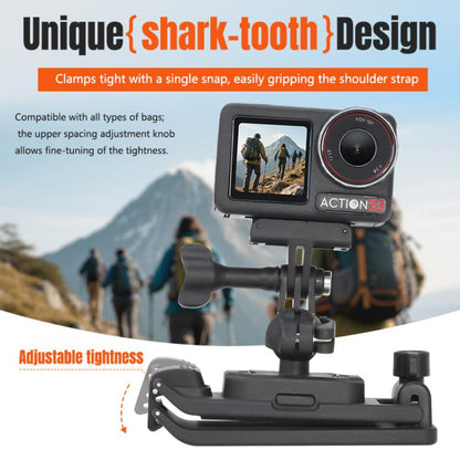 STARTRC Magnetic  Backpack Clip Mount for DJI Osmo 360 / GoPro Action Cameras, Magnetic Backpack Clip