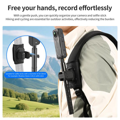 STARTRC Hook And Loop Fastener Selfie Stick Quick-Release Mount, Hook And Loop Mount