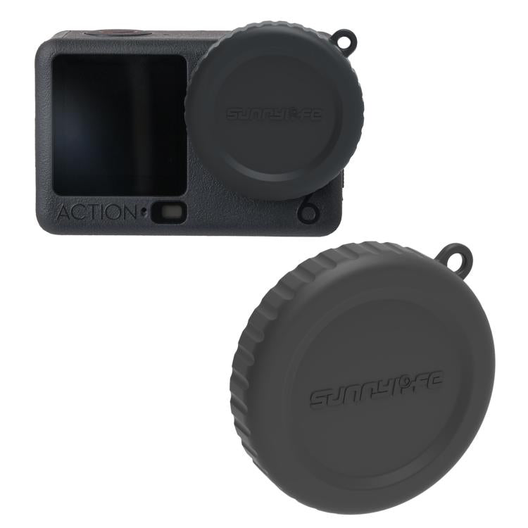 For DJI Osmo Action 6 Sunnylife Silicone Scratch-Proof Camera Lens Protective Cover, For DJI Osmo Action 6