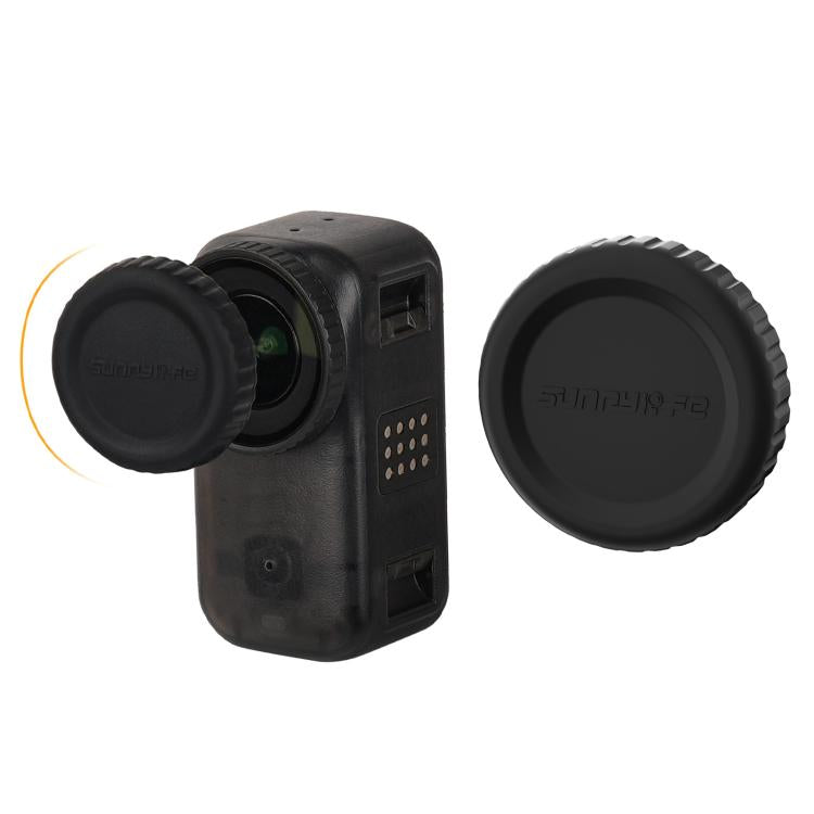 For DJI Osmo 360 Sunnylife Silicone Lens Cover Scratch-Proof Camera Cover Protector Protective Lens Guard Protector