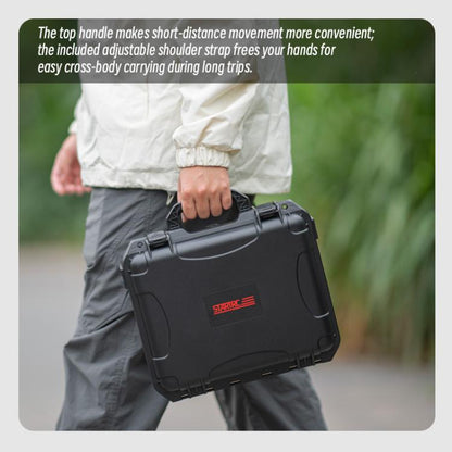 For DJI Osmo Action 6 STARTRC Waterproof EVA ABS Dual-layer Suitcase Storage Box, For DJI Osmo Action 6