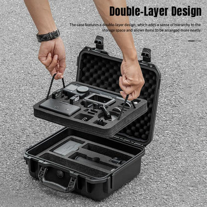 For DJI Osmo Action 6 STARTRC Waterproof EVA ABS Dual-layer Suitcase Storage Box, For DJI Osmo Action 6
