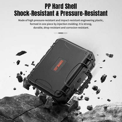 For DJI Osmo Action 6 STARTRC Waterproof EVA ABS Dual-layer Suitcase Storage Box, For DJI Osmo Action 6