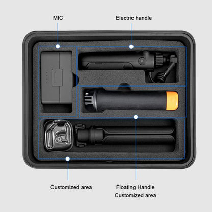 For DJI Osmo Action 6 STARTRC Waterproof EVA ABS Dual-layer Suitcase Storage Box, For DJI Osmo Action 6