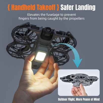 For DJI Neo 2 STARTRC LED Light Heightened Landing Gear Training Rack, For DJI Neo 2 LED Light Rack