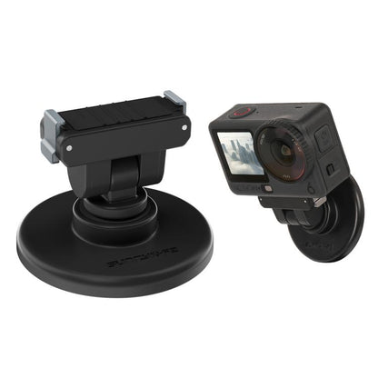 Sunnylife Quick-Release Dual-Direction Magnetic Base Mount 1/4 180 Tilt Adjustable Tabletop Base Bracket For DJI Osmo Nano / Action 6, DZ-141 For DJI Osmo Nano / Action 6