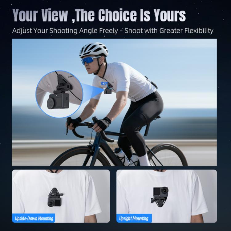 STARTRC Action Camera Magnetic Neck Mount Holder Vlog POV Neck Strap