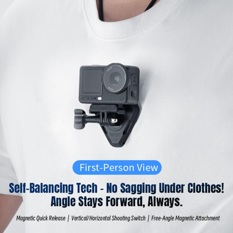STARTRC Action Camera Magnetic Neck Mount Holder Vlog POV Neck Strap