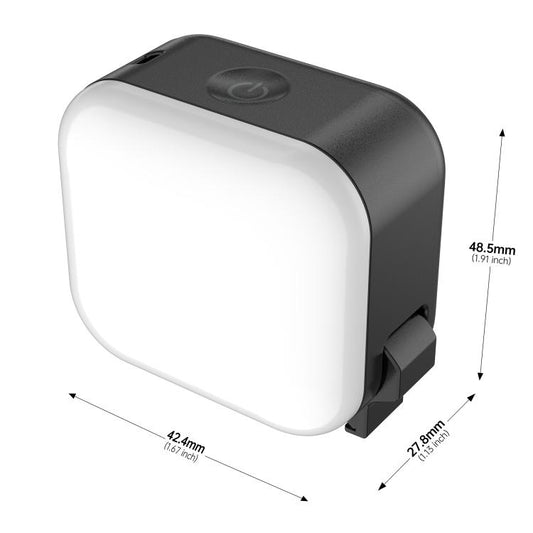 For DJI Osmo Pocket 3 STARTRC Cat Ears Magnetic Three Colors LED Fill Light with Fixed Clamp