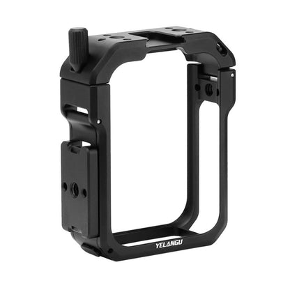 For DJI Osmo 360 YELANGU Metal Protective Cage Expansion Frame with Horizontal Mount Base, For DJI Osmo 360 Cage with Horizontal Mount Base