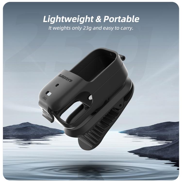 For DJI Osmo Nano Sunnylife Backpack Clip Action Camera Clamp 360 Degree Rotation Vertical-Horizontal Mount, ON-J062 Backpack Clip