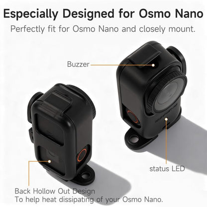 For DJI Osmo Nano Sunnylife Foldable Vertical-Horizontal Adapter Mount Protective Frame Mounting Brackets Housing Cover, ON-BK065 Vertical-Horizontal Frame
