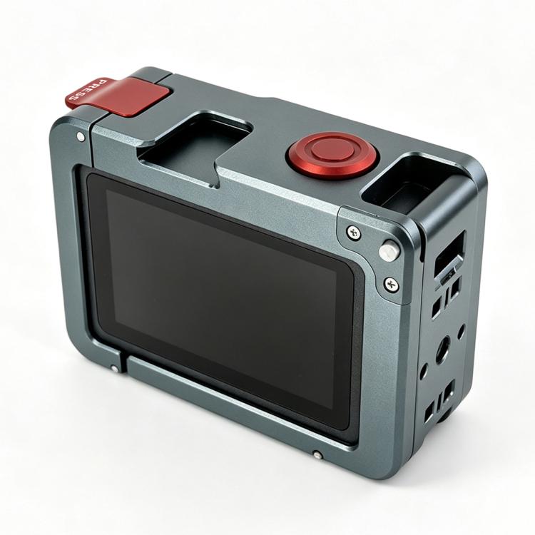 For DJI Osmo Action 6 YELANGU Metal Camera Cage with Dual-Opening, LWAC6-1