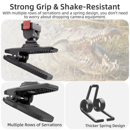 Pour DJI Osmo Pocket 4 / 3 Sunnylife Clip de Sac à Dos Réglable à Fixation Magnétique Rapide Pince de Caméra d'Action Support Vertical-Horizontal, Pour DJI Osmo Pocket 4 / 3 Support Vertical-Horizontal