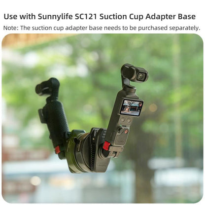 Pour DJI Osmo Pocket 4 / 3 Sunnylife Clip de Sac à Dos Réglable à Fixation Magnétique Rapide Pince de Caméra d'Action Support Vertical-Horizontal, Pour DJI Osmo Pocket 4 / 3 Support Vertical-Horizontal
