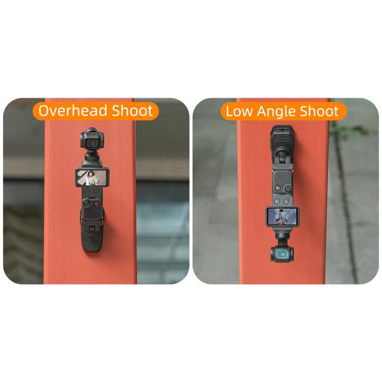 Pour DJI Osmo Pocket 4 / 3 Sunnylife Clip de Sac à Dos Réglable à Fixation Magnétique Rapide Pince de Caméra d'Action Support Vertical-Horizontal, Pour DJI Osmo Pocket 4 / 3 Support Vertical-Horizontal