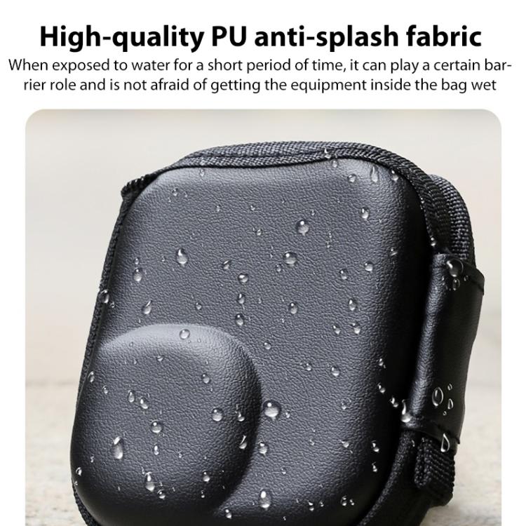 For DJI Osmo Nano Half-open Mini Body PU Storage Bag, For DJI Osmo Nano Black, For DJI Osmo Nano Grey