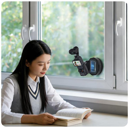 For DJI Osmo Pocket 4 / 3 Sunnylife Multifunctional Magnetic Mount Tabletop Base Bracket Angles Adjustable Stand, OP4-ZJ152