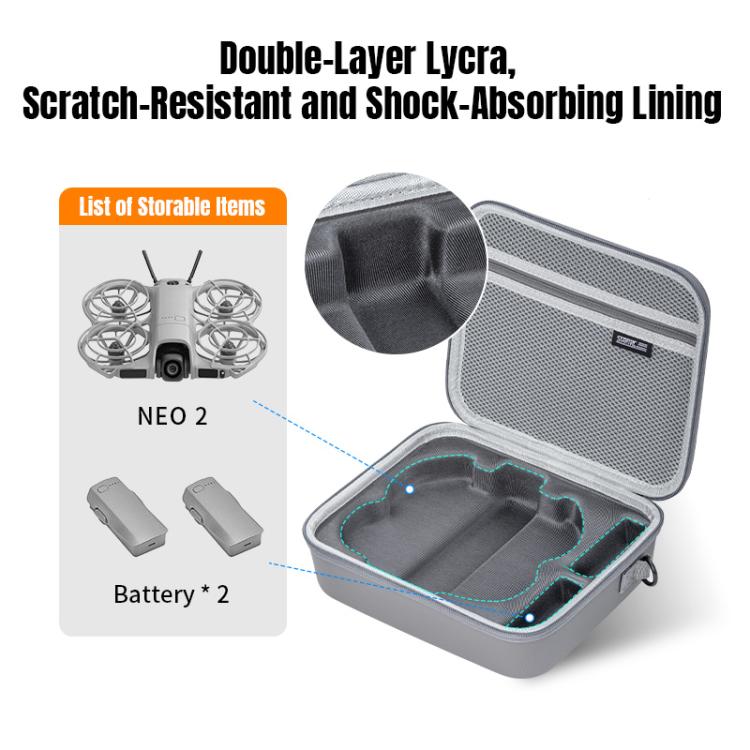 For DJI Neo 2 STARTRC PU Shoulder Storage Bag Drone Body Handbag