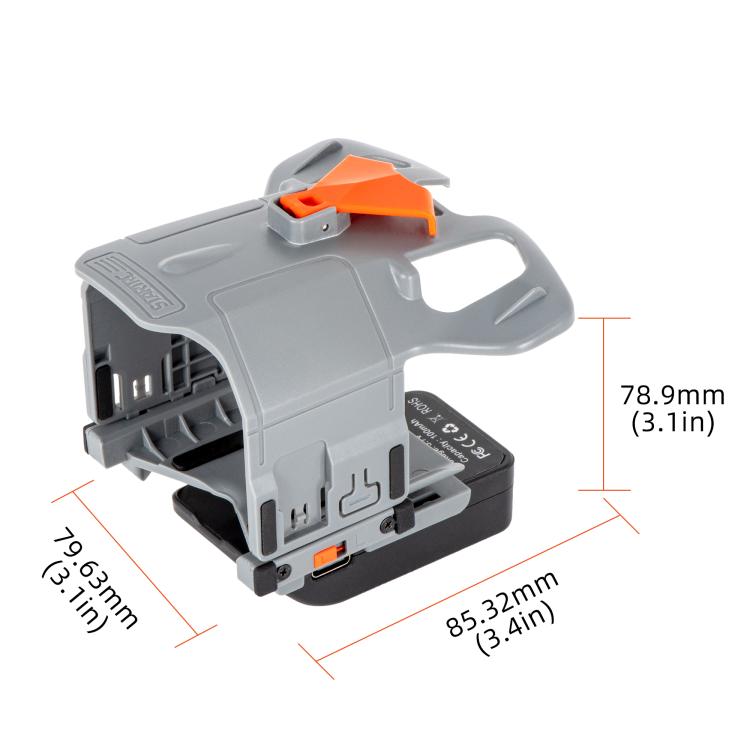 For DJI Mini 5 Pro STARTRC LED Light Air-Dropping System Thrower Parabolic