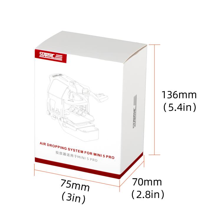 For DJI Mini 5 Pro STARTRC LED Light Air-Dropping System Thrower Parabolic