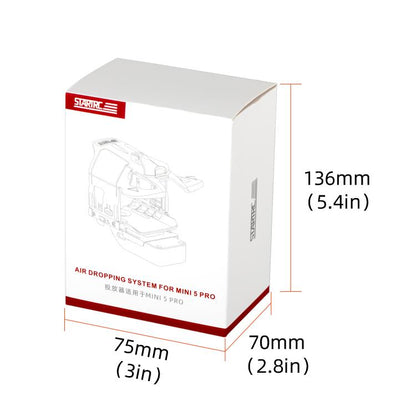 For DJI Mini 5 Pro STARTRC LED Light Air-Dropping System Thrower Parabolic