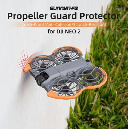 For DJI Neo 2 Sunnylife Colorful Propeller Guard Protector Prop Bumper Ring Anti-Collision Protective Cover