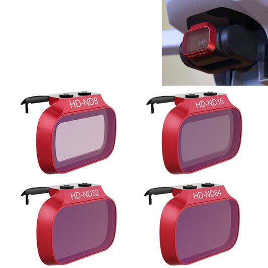 4 PCS PGYTECH P-12A-019 ND8 / 16 / 32 / 64 Dimming Lens Filter Set for DJI Mavic Mini Drone Accessories, ND8 / 16 / 32 / 64 Dimming Lens