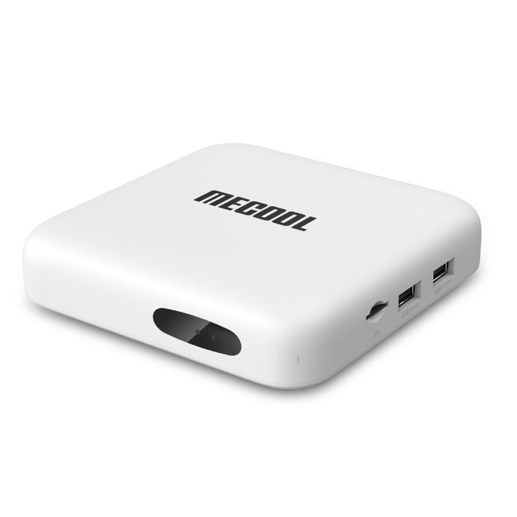 MECOOL KM2 4K Smart TV BOX Android 10.0 Media Player with Remote Control, Amlogic S905X2 Quad Core ARM Cortex A55, RAM: 2GB, ROM: 8GB, Support Bluetooth, HDMI, TF Card, US Plug, KM2