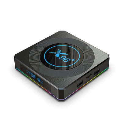 X96 X4 8K Smart TV BOX Android 11.0 Media Player with Remote Control, Amlogic S905X4 Quad Core ARM Cortex A55, RAM: 4GB, ROM: 32GB, Support 1000M, Dual Band WiFi, Bluetooth, EU Plug, 4GB+32GB