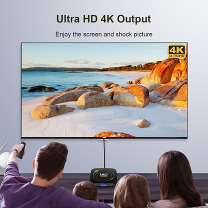 HK1 RBOX-H8S 4K Ultra HD Android 12.0 Smart TV Box with Remote Control, Allwinner H618 Quad-Core, 2GB+16GB, 2GB+16GB