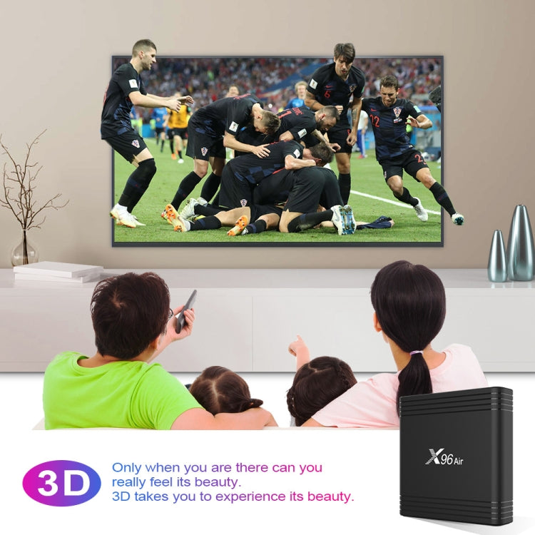 X96 Air 8K Smart TV BOX Android 9.0 Media Player with Remote Control, Quad-core Amlogic S905X3, RAM: 4GB, ROM: 32GB, Dual Band WiFi, Bluetooth, AU Plug