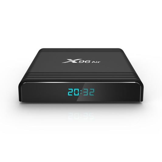 X96 Air 8K Smart TV BOX Android 9.0 Media Player with Remote Control, Quad-core Amlogic S905X3, RAM: 4GB, ROM: 64GB, Dual Band WiFi, Bluetooth, AU Plug