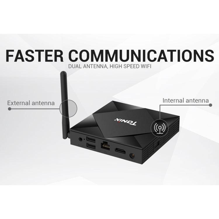 TANIX TX6s 4K Smart TV BOX Android 10 Media Player wtih Remote Control, Quad Core Allwinner H616, RAM: 4GB, ROM: 64GB, 2.4GHz/5GHz WiFi, Bluetooth, AU Plug, 4GB+64GB