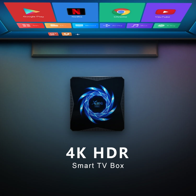 TANIX X96Q Max 4K Smart TV BOX Android 10 Media Player with Remote Control, Quad Core Allwinner H616, RAM: 4GB, ROM: 64GB, 2.4GHz/5GHz WiFi, EU Plug