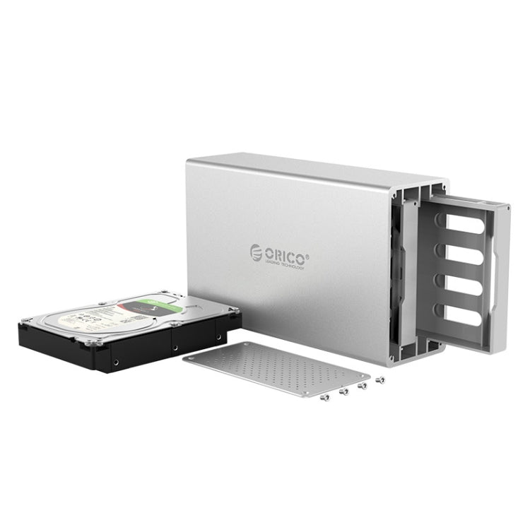 ORICO Honeycomb Series WS200RC3 SATA 3.5 inch 20TB USB 3.1 USB-C / Type-C Dual Bays Aluminum Alloy HDD / SSD Enclosure with Raid, SATA 3.5 inch 20TB USB 3.1 USB-C / Type-C Dual Bays with Raid