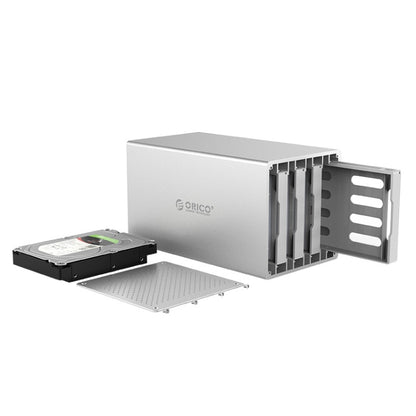 ORICO Honeycomb Series WS400U3 SATA 3.5 inch 40TB USB 3.0 4 Bays Aluminum Alloy HDD / SSD Enclosure, USB 3.0 4 Bays