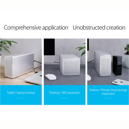 ORICO Honeycomb Series WS500U3 SATA 3.5 inch 50TB USB 3.0 5 Bays Aluminum Alloy HDD / SSD Enclosure, USB 3.0 5 Bays