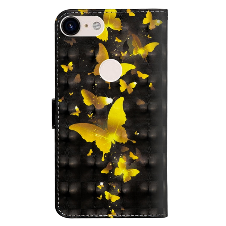 3D Painting Pattern Coloured Drawing Horizontal Flip TPU + PU Leather Case with Holder & Card Slots & Wallet, For Google Pixel 3, For Google Pixel 3 XL, For Google Pixel 3a, For Google Pixel 3a XL