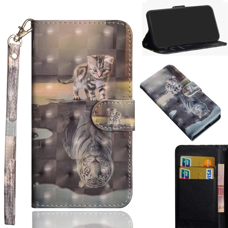 3D Painting Pattern Coloured Drawing Horizontal Flip TPU + PU Leather Case with Holder & Card Slots & Wallet, For Google Pixel 3, For Google Pixel 3 XL, For Google Pixel 3a, For Google Pixel 3a XL