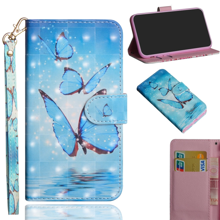 3D Painting Pattern Coloured Drawing Horizontal Flip TPU + PU Leather Case with Holder & Card Slots & Wallet, For Google Pixel 3, For Google Pixel 3 XL, For Google Pixel 3a, For Google Pixel 3a XL