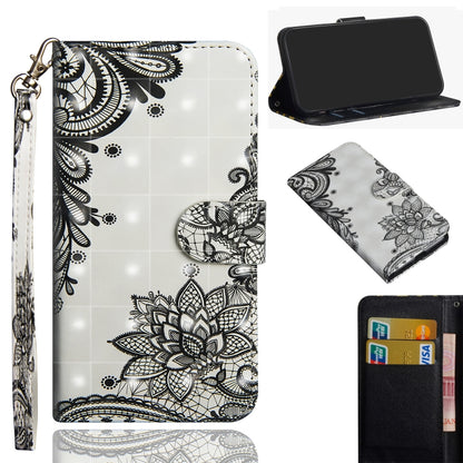 3D Painting Pattern Coloured Drawing Horizontal Flip TPU + PU Leather Case with Holder & Card Slots & Wallet, For Google Pixel 3, For Google Pixel 3 XL, For Google Pixel 3a, For Google Pixel 3a XL