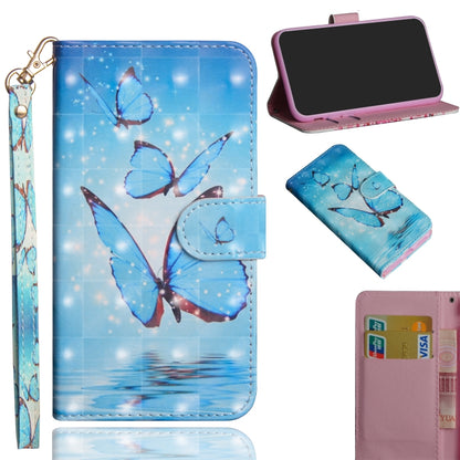 3D Painting Pattern Coloured Drawing Horizontal Flip TPU + PU Leather Case with Holder & Card Slots & Wallet, For Google Pixel 3, For Google Pixel 3 XL, For Google Pixel 3a, For Google Pixel 3a XL