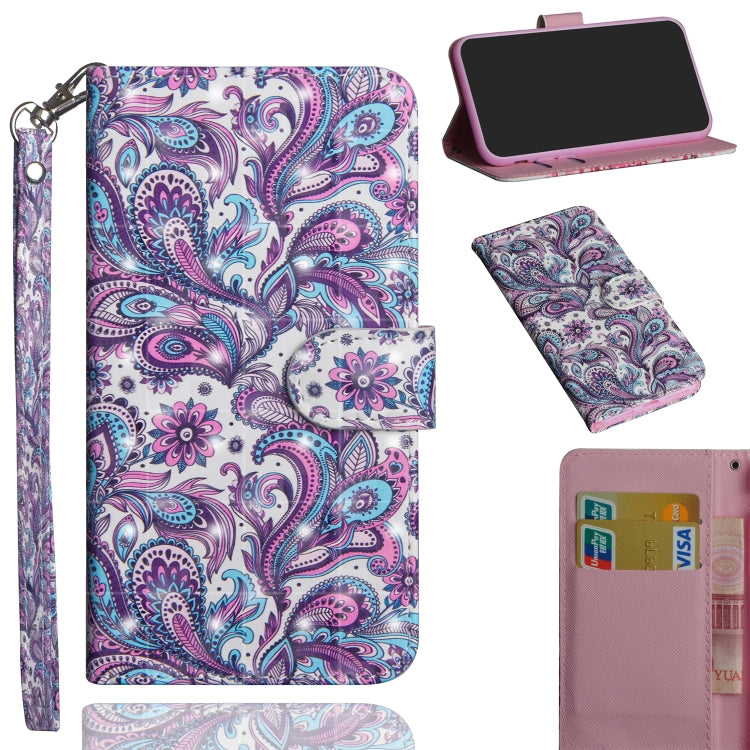 3D Painting Pattern Coloured Drawing Horizontal Flip TPU + PU Leather Case with Holder & Card Slots & Wallet, For Google Pixel 3, For Google Pixel 3 XL, For Google Pixel 3a, For Google Pixel 3a XL