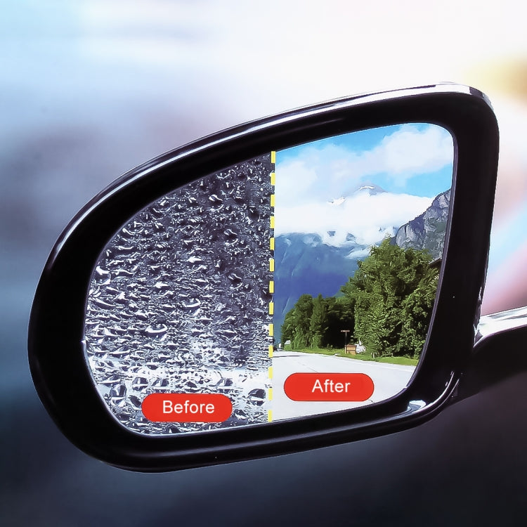 Car PET Rearview Mirror Protective Window Clear Anti-fog Waterproof Rain Shield Film, For Skoda Fabia 2010-2014, For Skoda Octavia 2015-2018, For Skoda Octavia 2013-2014, For Skoda Octavia 2010-2012, For Skoda Rapid 2013-2018                           ...