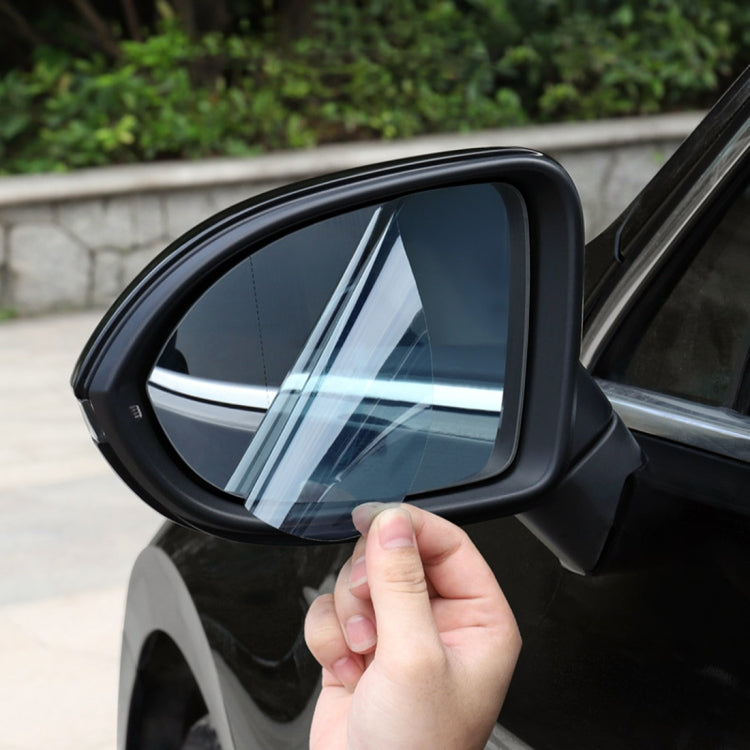 Car PET Rearview Mirror Protective Window Clear Anti-fog Waterproof Rain Shield Film, For Skoda Fabia 2010-2014, For Skoda Octavia 2015-2018, For Skoda Octavia 2013-2014, For Skoda Octavia 2010-2012, For Skoda Rapid 2013-2018                           ...