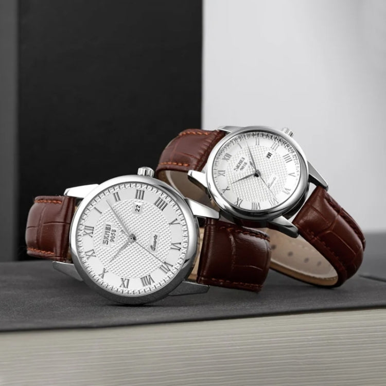 SKMEI 9058 Montre-bracelet à quartz multifonctionnelle étanche à coque argentée, EDA00092301A, EDA00092301B, EDA00092301C, EDA00092301D, EDA00092301E, EDA00092301F