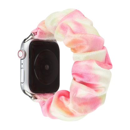 Flannel Hair Ring Replacement Strap Watchband, For Apple Watch Ultra 49mm / Series 8&7 45mm / SE 2&6&SE&5&4 44mm / 3&2&1 42mm, For Apple Watch Series 7 45mm / 6 & SE & 5 & 4 44mm / 3 & 2 & 1 42mm���������������������������������������������������������...