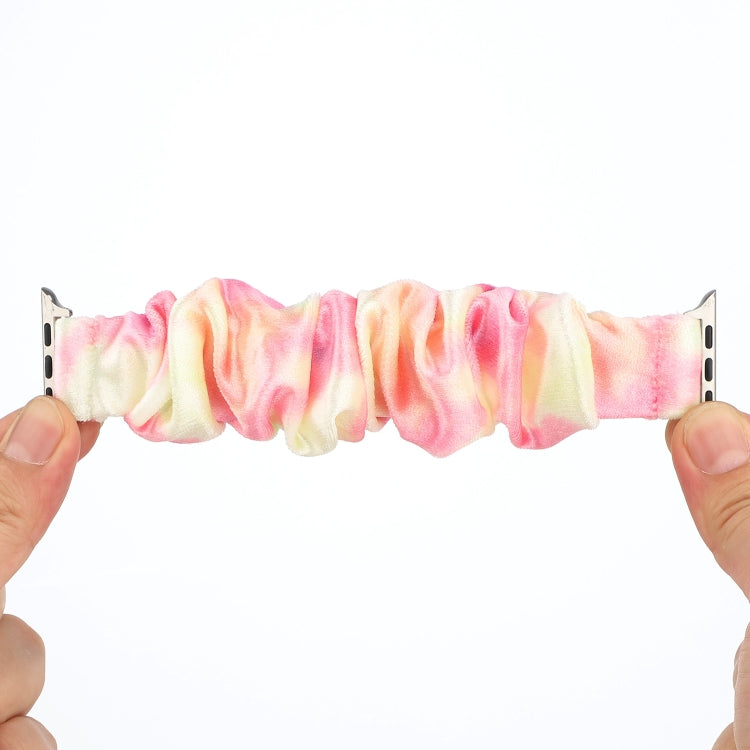 Flannel Hair Ring Replacement Strap Watchband, For Apple Watch Ultra 49mm / Series 8&7 45mm / SE 2&6&SE&5&4 44mm / 3&2&1 42mm, For Apple Watch Series 7 45mm / 6 & SE & 5 & 4 44mm / 3 & 2 & 1 42mm���������������������������������������������������������...