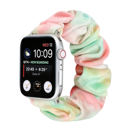 Flannel Hair Ring Replacement Strap Watchband, For Apple Watch Ultra 49mm / Series 8&7 45mm / SE 2&6&SE&5&4 44mm / 3&2&1 42mm, For Apple Watch Series 7 45mm / 6 & SE & 5 & 4 44mm / 3 & 2 & 1 42mm���������������������������������������������������������...